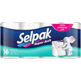 Tualetinis popierius SELPAK, 16 rit., 3 sluoksniai