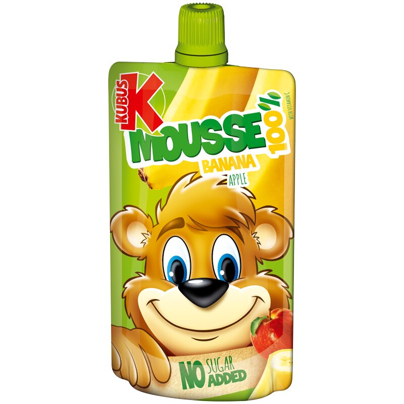 Tyrelė Kubuš bananų-morkų 0.1kg