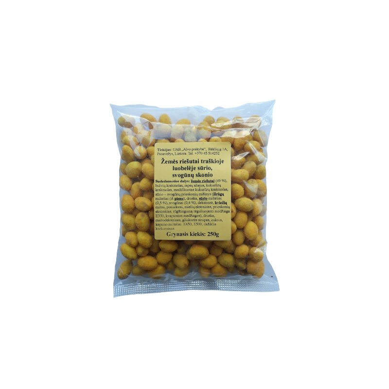 Žemės riešutai traškioje luobelėje su sūriu 250g