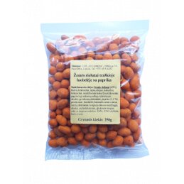 Žemės riešutai traškioje luobelėje su paprika 250g
