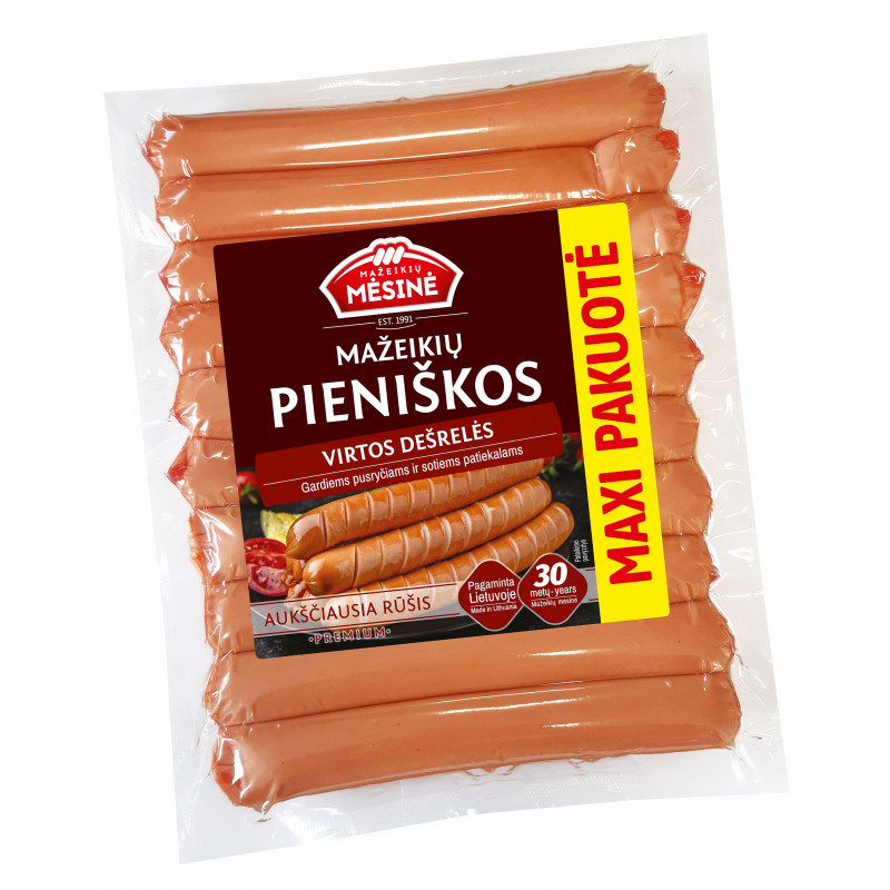 Virtos dešrelės  Mažeikių pieniškos MAXI , 600g