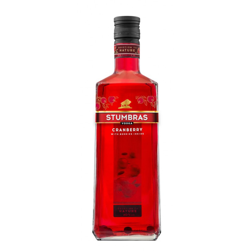 Degtinė  Stumbras, Spanguolių skonio  (40%), 700 ml