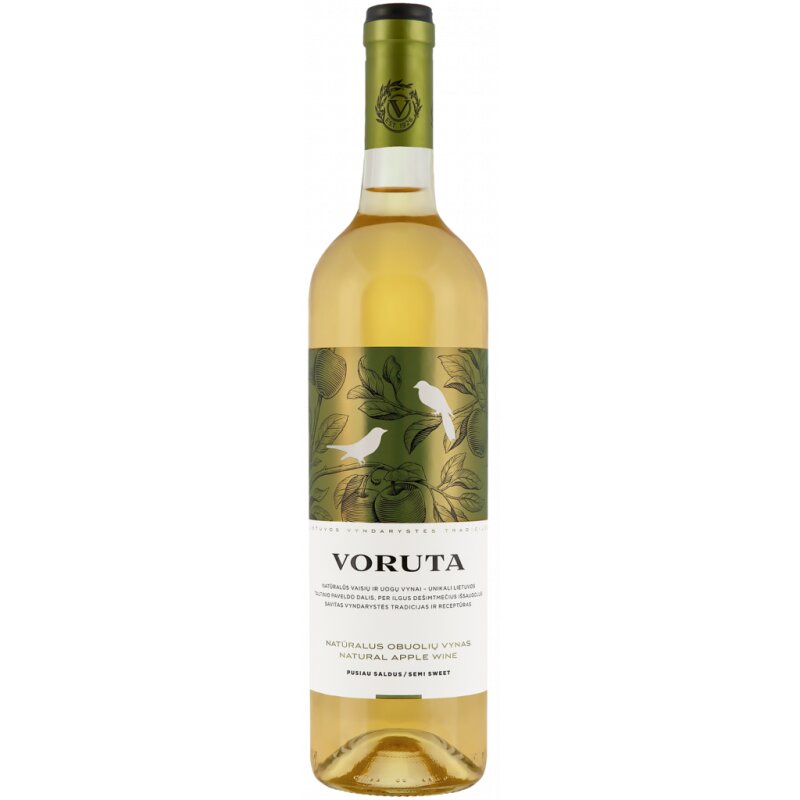 Natūralus obuolių Vynas Voruta (9%), 750ml