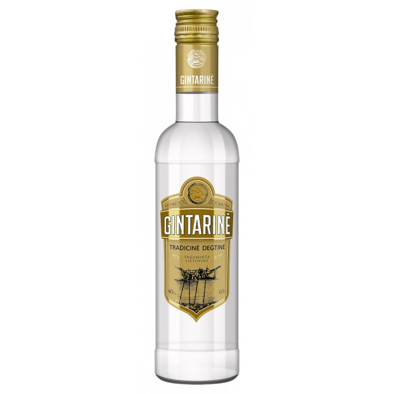 Degtinė  Gintarinė  (40%), 500 ml