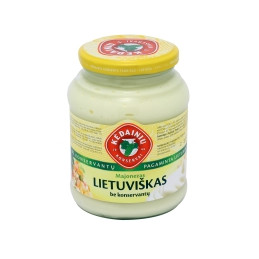 Majonezas Lietuviškas  be konservantų 430g, 61% riebumo