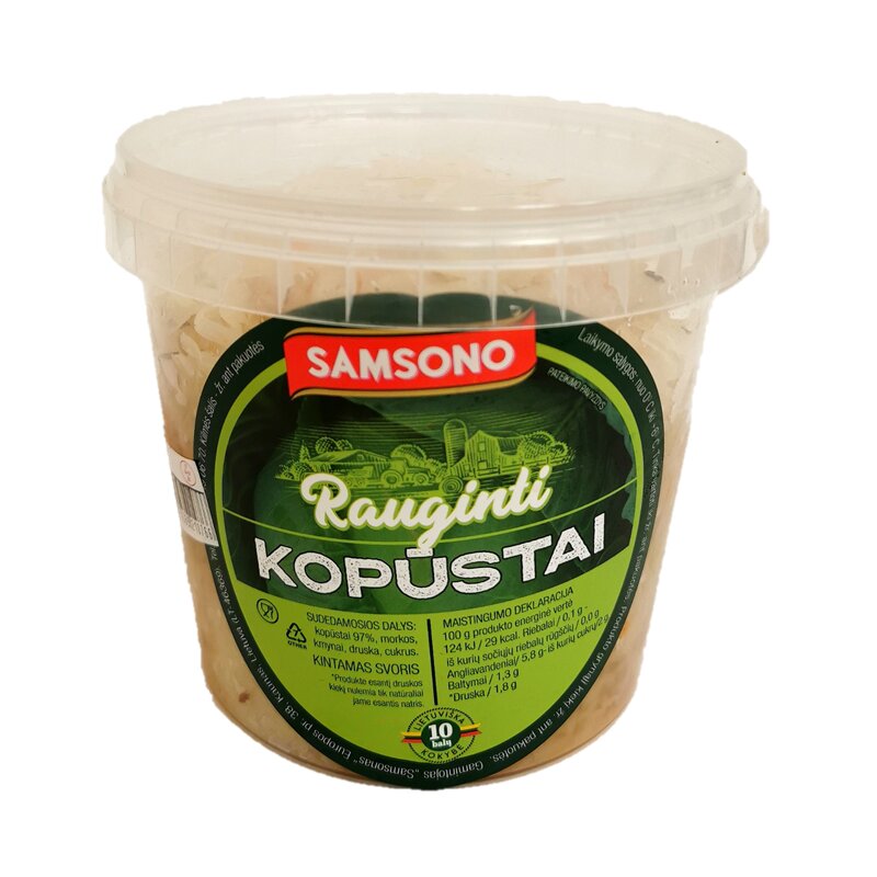 Rauginti kopūstai  Samsono   kibirėlyje 800g
