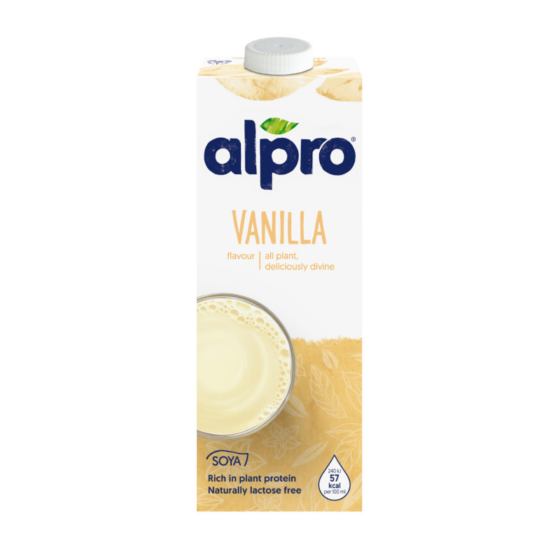 Vanilės skonio sojos gėrimas Alpro 1l