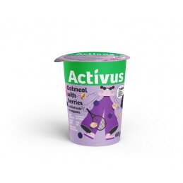 Greitai paruošiama avižinių dribsnių košė Activus  su uogomis 60g