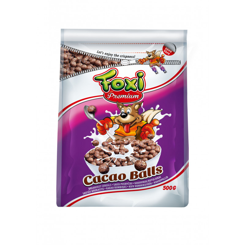 Kakaviniai rutuliukai  FOXI   500g