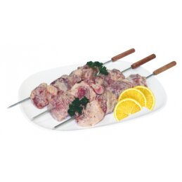 Kiaulienos sprandinės šašlykas su majonezu