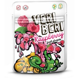 Vaisių juostelės  Veri Beri  aviečių skonio 50g