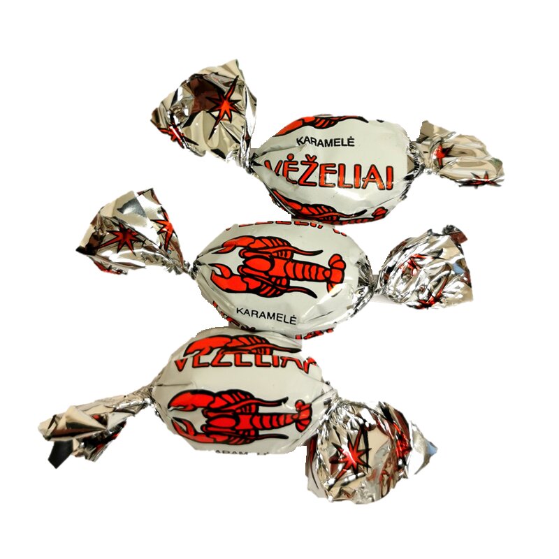 Karameliniai saldainiai Vėželiai