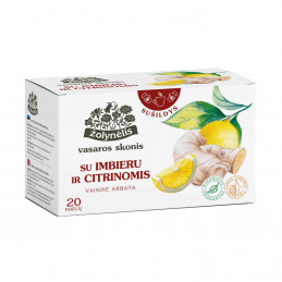 Vaisinė arbata su imbieru ir citrinomis 40g Žolynėlis