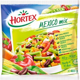 Šaldytų daržovių mišinys Mexico, 400g Hortex