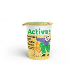 Kuskusas Activus  su čederio sūriu 60g