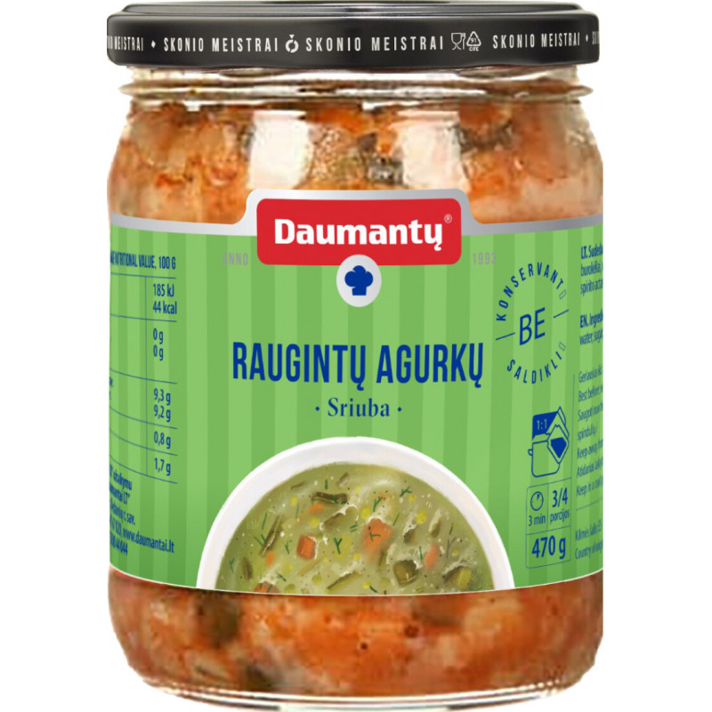 Agurkinė sriuba Daumantų  470g