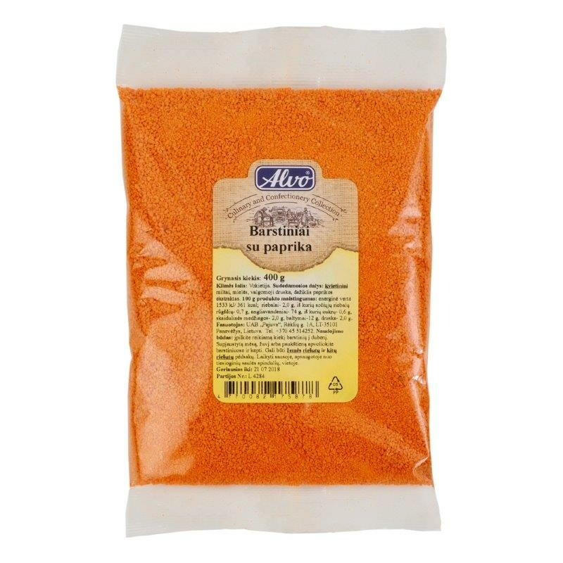 Barstiniai ALVO su paprika 0.4kg/maiš.
