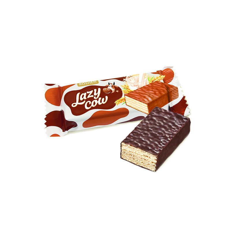 Vafliniai saldainiai Lazy cow