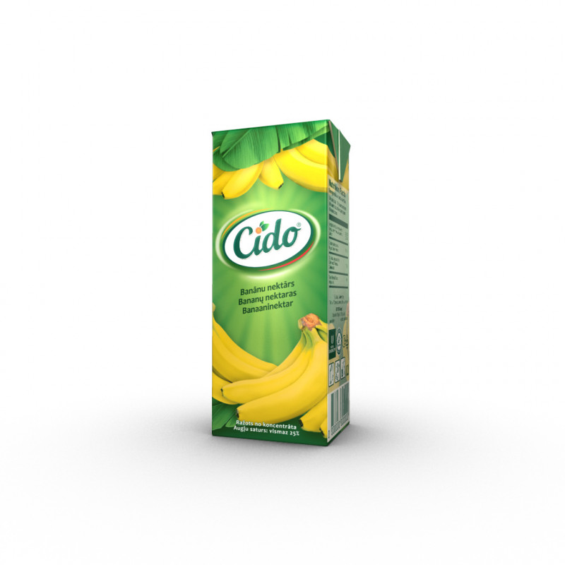 Nektaras  Cido  bananų 25%, 1L