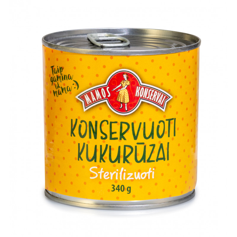 Kukurūzai Mamos konservai 340g