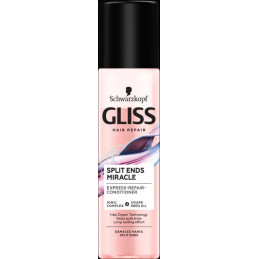 Atkuriamasis balzamas  Gliss Split Ends Miracle  200ml su joniniu kompleksu ir vynuogių sėklų aliej.