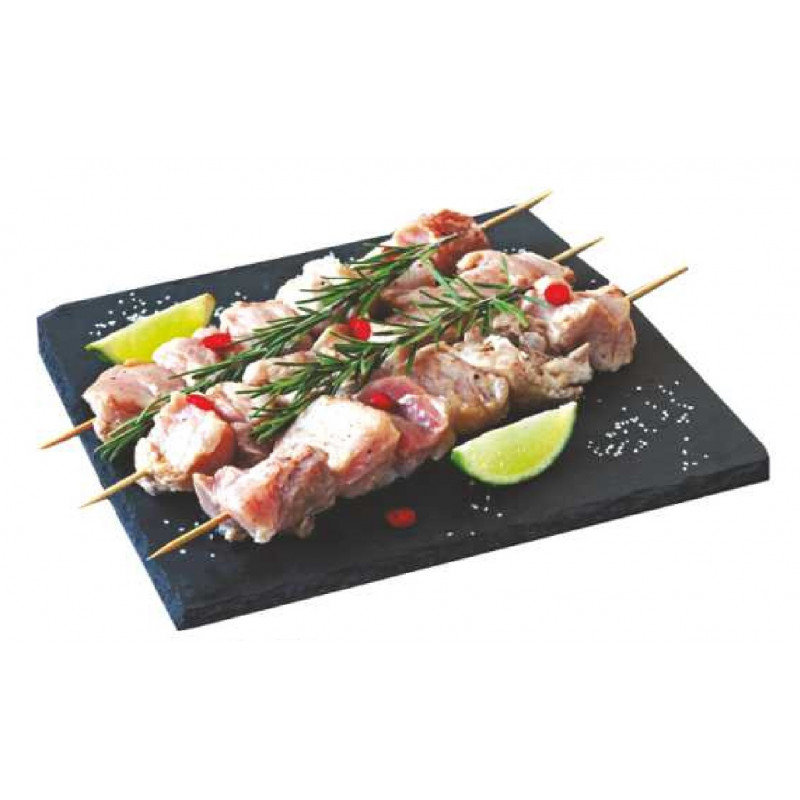 Kiaulienos sprandinės šašlykas pipirų ir prieskoninių žolelių marinate