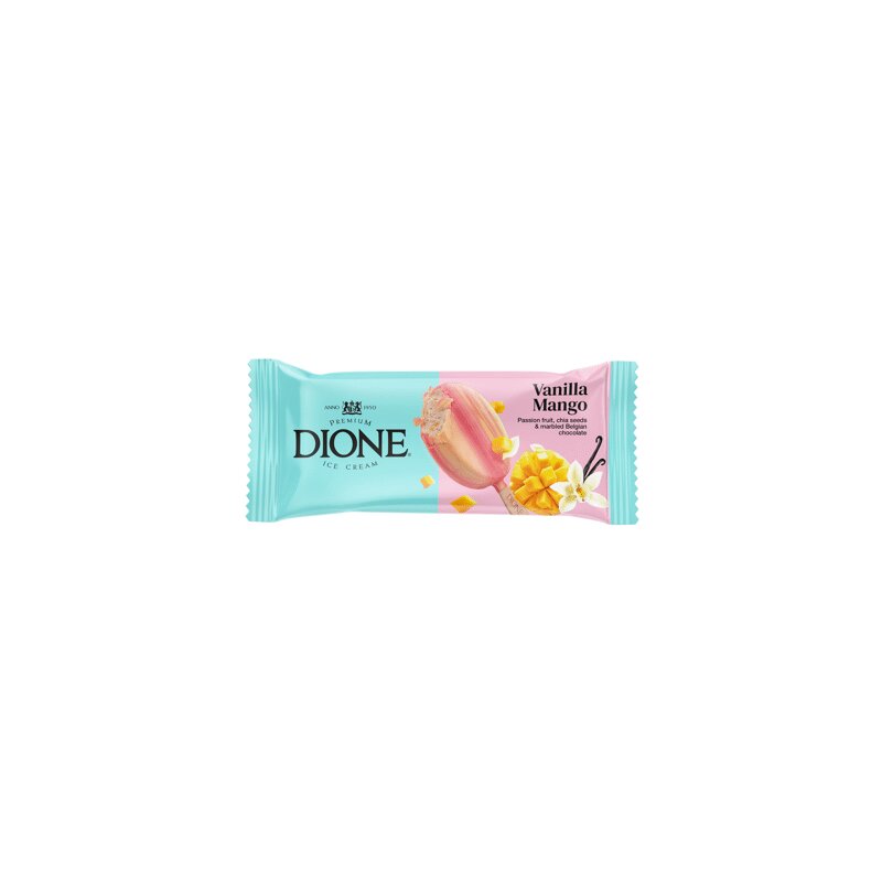 Ledai  Dione  90ml/70g vanilinis mangų -pasiflorų plombyras