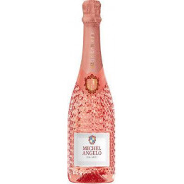 Rausvas pusiau saldus putojantis vynas  Michel Angelo (11%), 750 ml