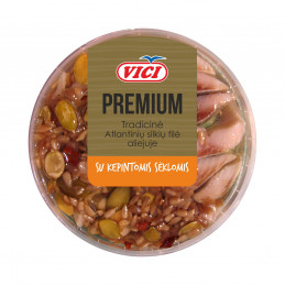 Silkių filė gabaliukai su keptom sėklom aliejuje 210g