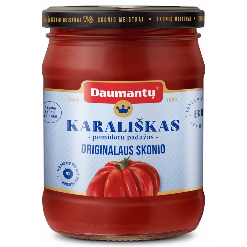 Karališkas pomidorų padažas Daumantų, 500g