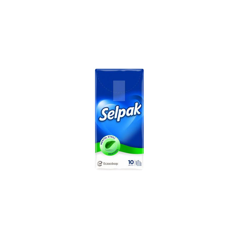 Vienkartinės nosinaitės Selpak Menthol 1vnt