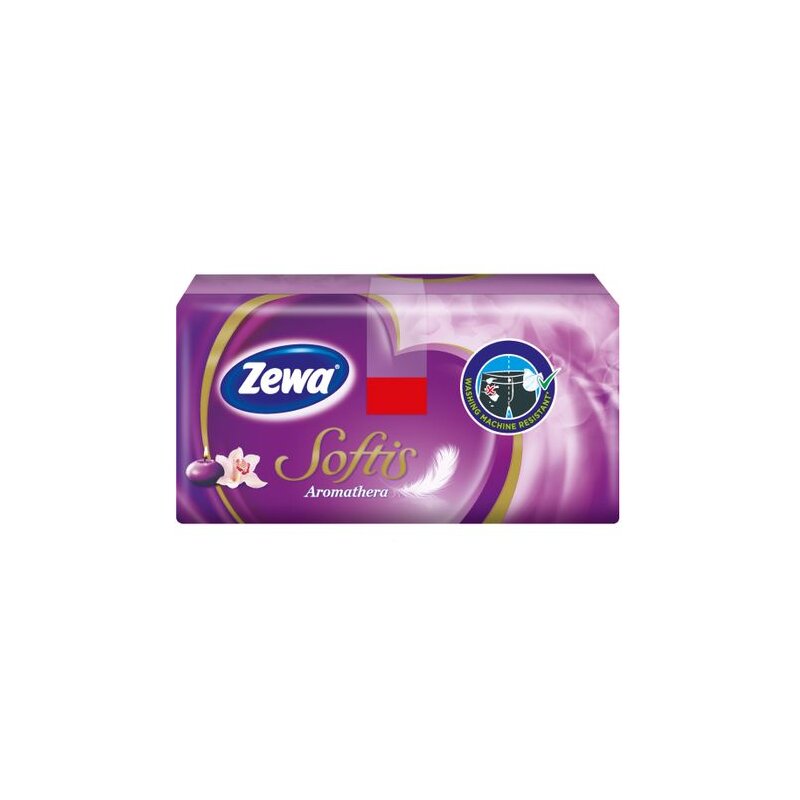 Vienkartinės nosinaitės Zewa Softis Aromatherapy, 1vnt