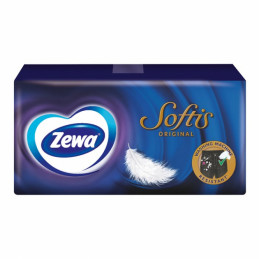 Vienkartinės nosinaitės  Zewa softis  4sluosniai 1vnt