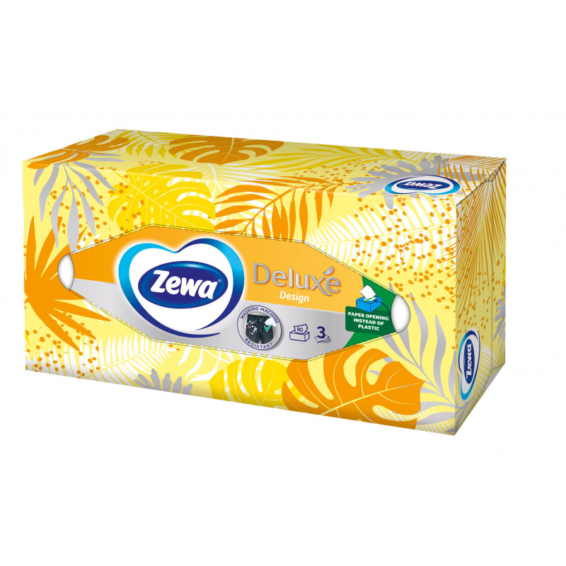 Vienkartinės kosmetinės servetėlės Zewa Family Box 90vnt