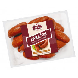 Karštai rūkytos dešrelės  Kaimiškos  Mažeikių mėsinė