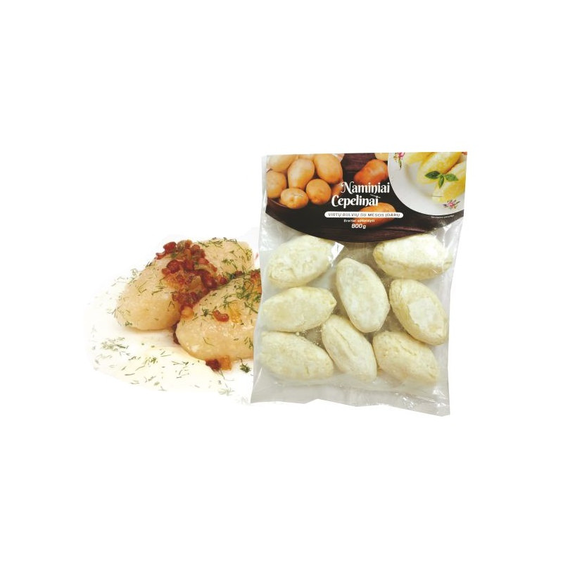 Cepelinai virtų bulvių  Naminiai, 800g