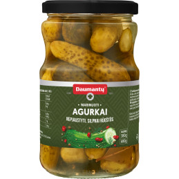 Marinuoti agurkai Daumantų  680g