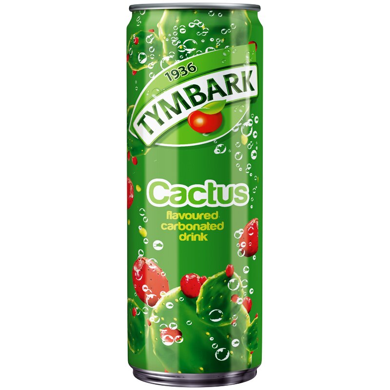 Gazuotas gėrimas Tymbark 330 ml kaktusų skonio