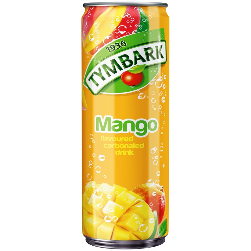 Gazuotas gėrimas Tymbark 330 ml mangų skonio