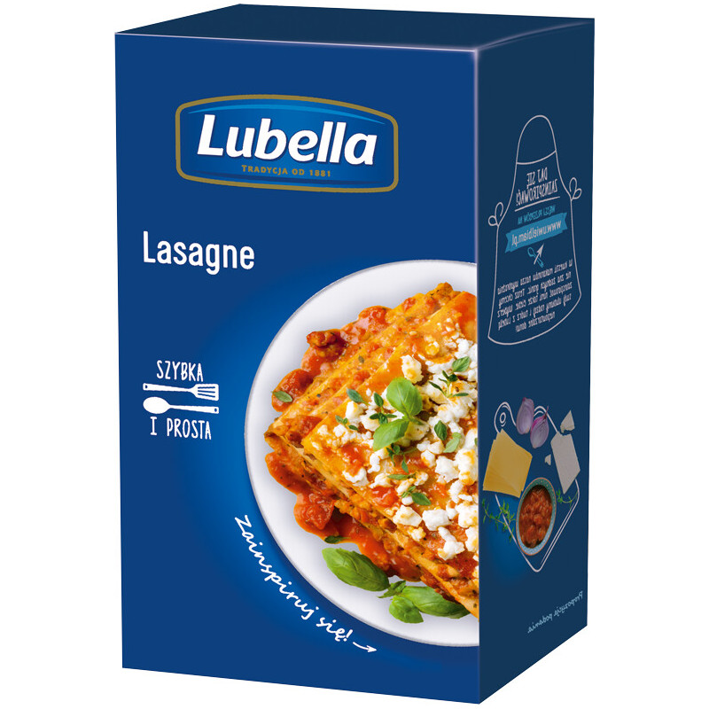 Makaronai ''Lubella'' lazanija 500g