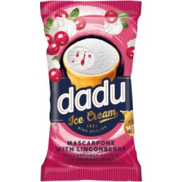 Ledai grietininiai  Dadu  maskarponės sūrio skonio, 120ml/70g