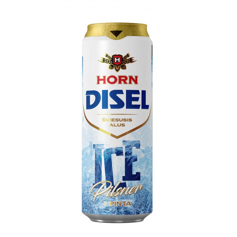 Alus HORN DISEL  Ice Pilsner (4,7%), 568 ml
