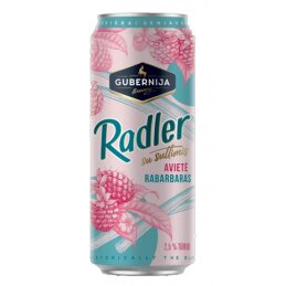 Alaus kokteilis  Gubernija  Aviečių-rabarbarų skonio (2.5%), 500 ml