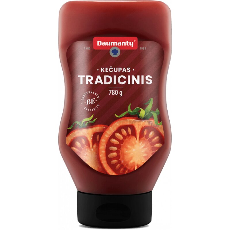 Kečupas  Daumantų  Tradicinis 780g
