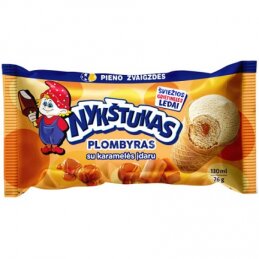 Ledai Nykštukas  130ml/76g karamel. plombyr. su karameliniu įdaru