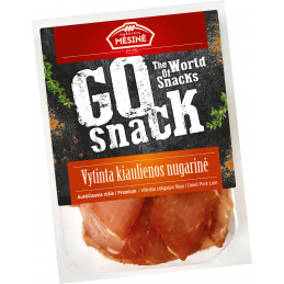 Vytinta kiaulienos nugarinė,,Go Snack  160g