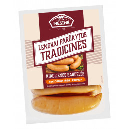 Virtos''Lengvai parūkytos Tradicinės'' kiaulienos sardelės,1kg