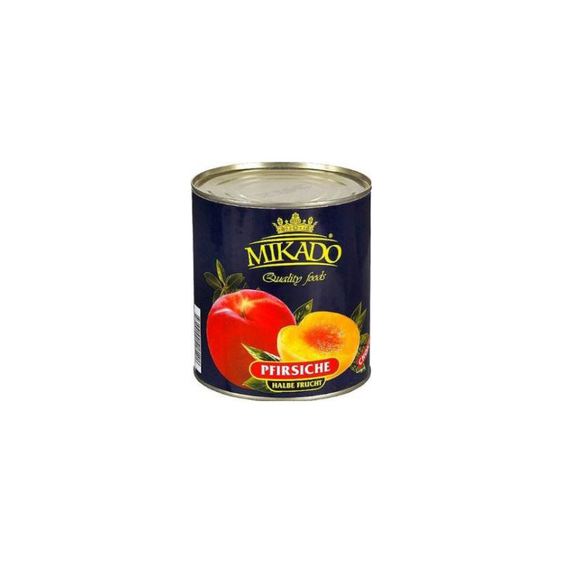Konservuotos persikų puselės Mikado 825g