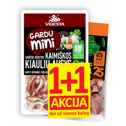 Karštai rūkytas  Užkandžių  rinkinys (1+1), 300g Vigesta