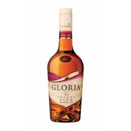 Spiritinis gėrimas brendis Gloria su slyvomis (36%), 500 ml
